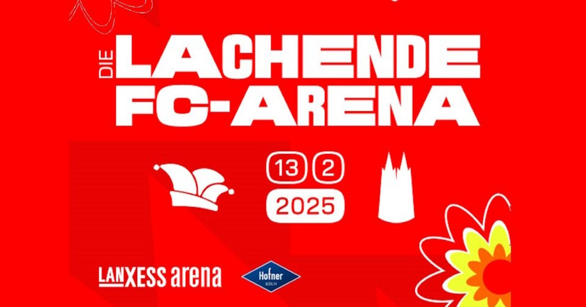 2 x lachende Kölnarena 2024 20.Januar 2023